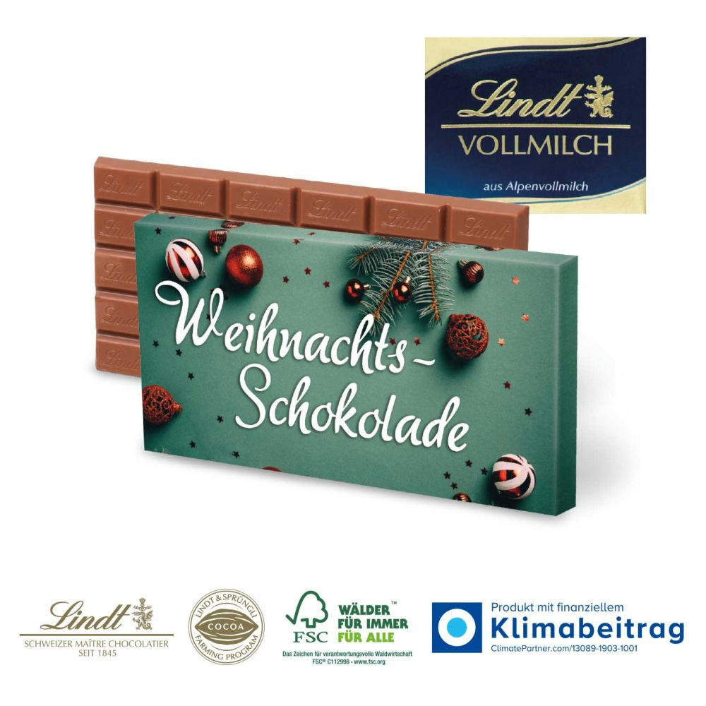Premium Schokolade von Lindt, 100 g
