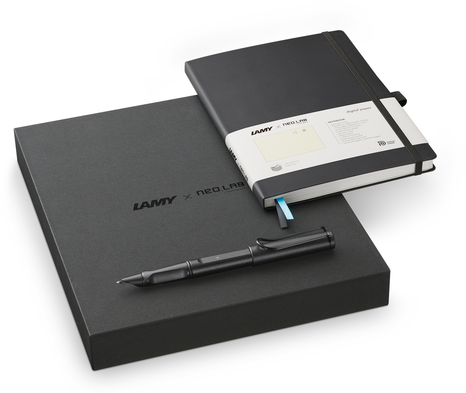 LAMY Set "safari all black ncode"