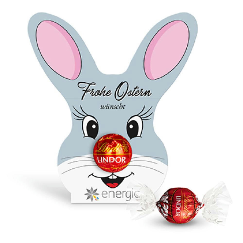 Lindt Lindor Kugel in Werbekartonage "Osterhase"