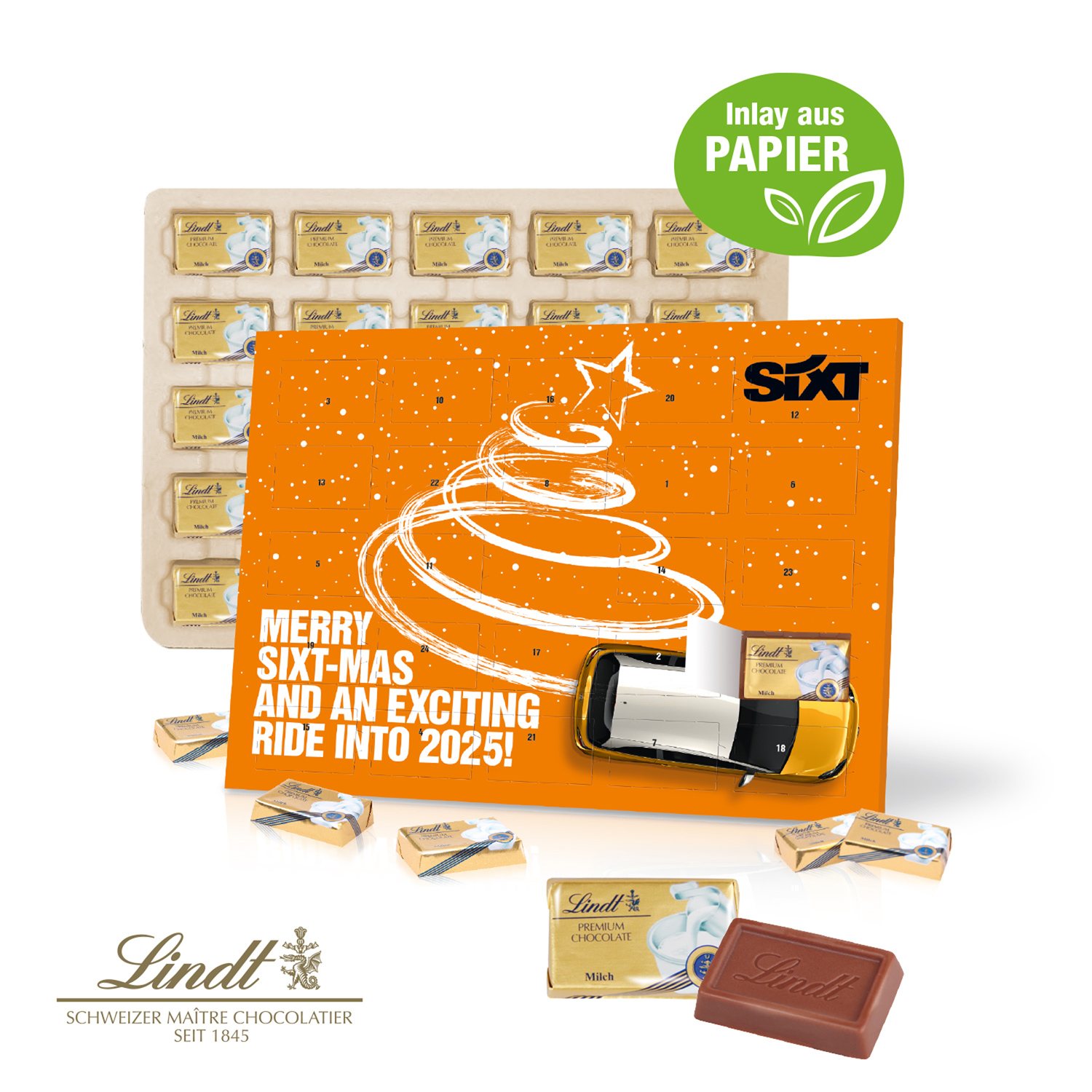 LINDT Tisch-Adventskalender „Select Edition“ Organic