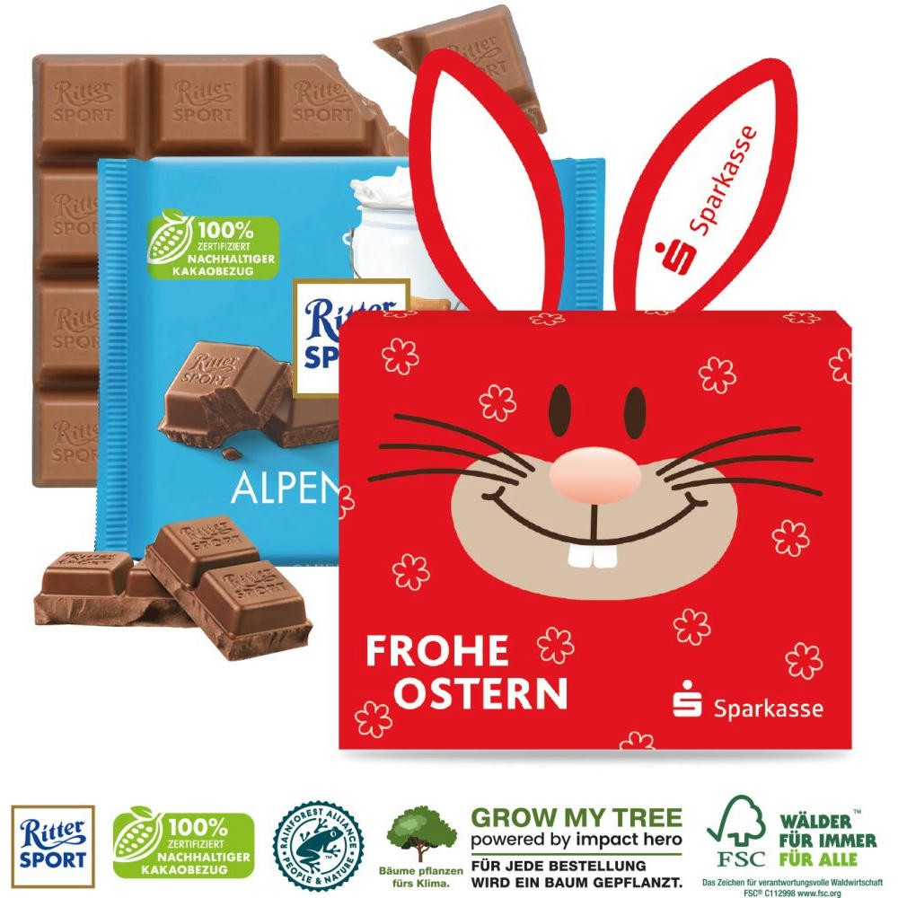 SCHOKOTAFEL RITTER SPORT „OSTERHASE”