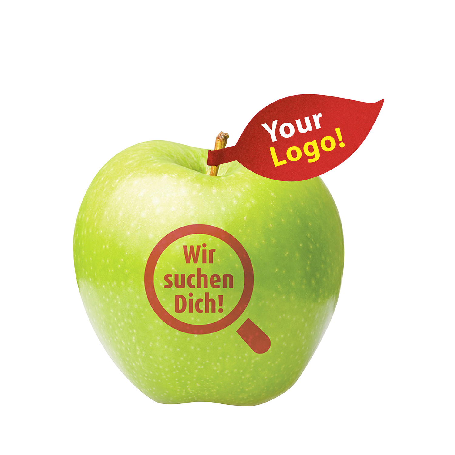 Apfel "Wir suchen Dich"