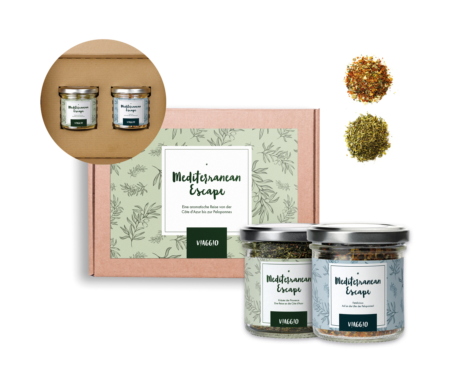 Mediterrane Geschenkbox "Escape"